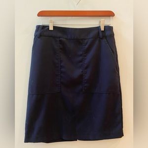 Banana Republic Navy Pencil Skirt EUC Size 2